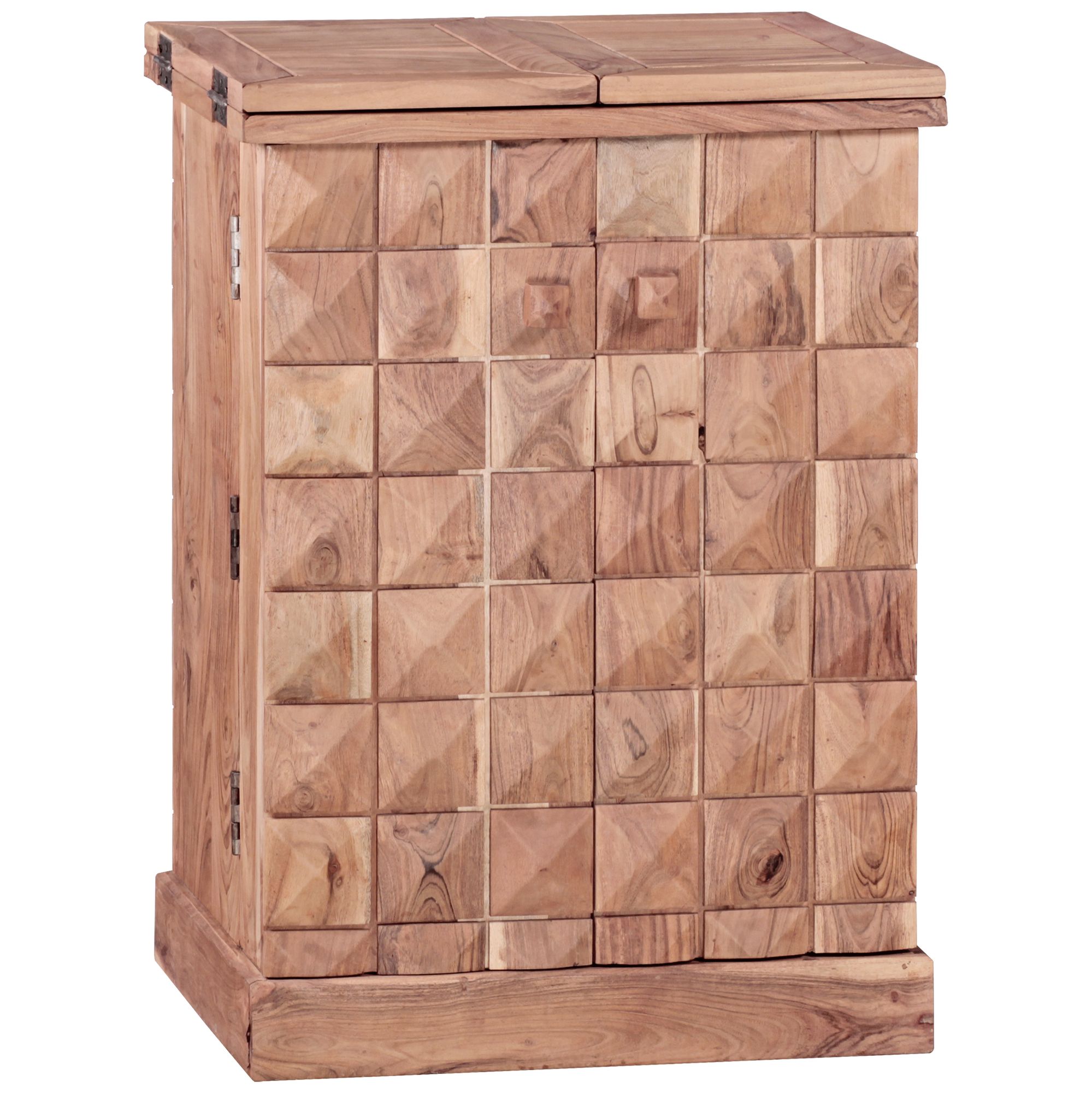 Wohnling hausbar lucca akazie massivholz weinbar weinschrank barschrank buffet