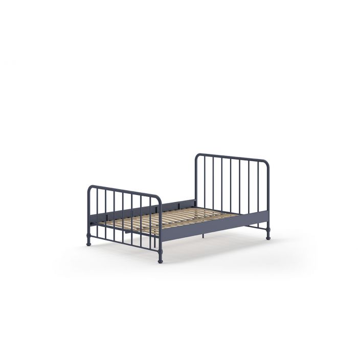Bronxx bett blue denim matte 140x200cm