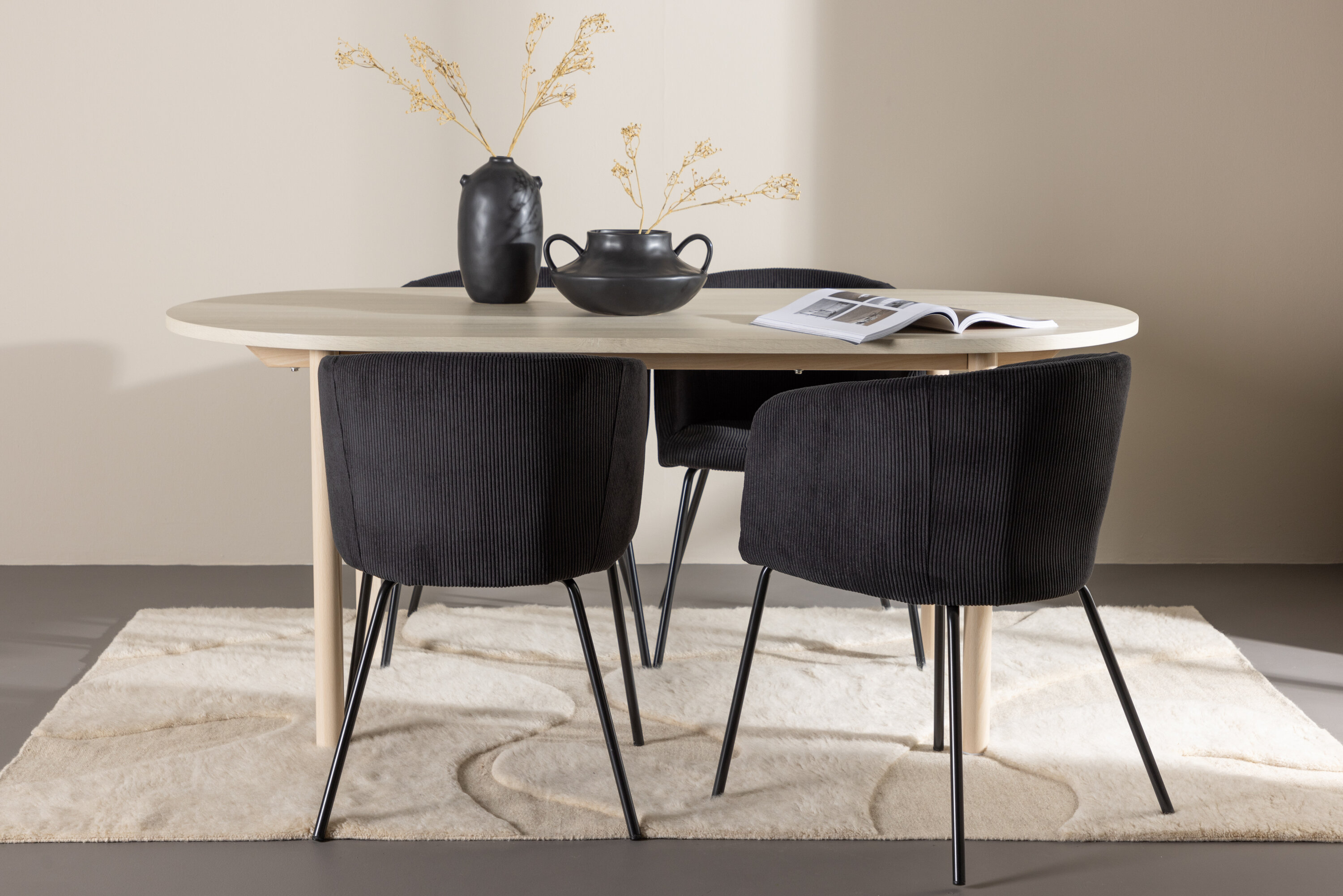 Andy Esstisch mit Berit Esszimmerstuhl