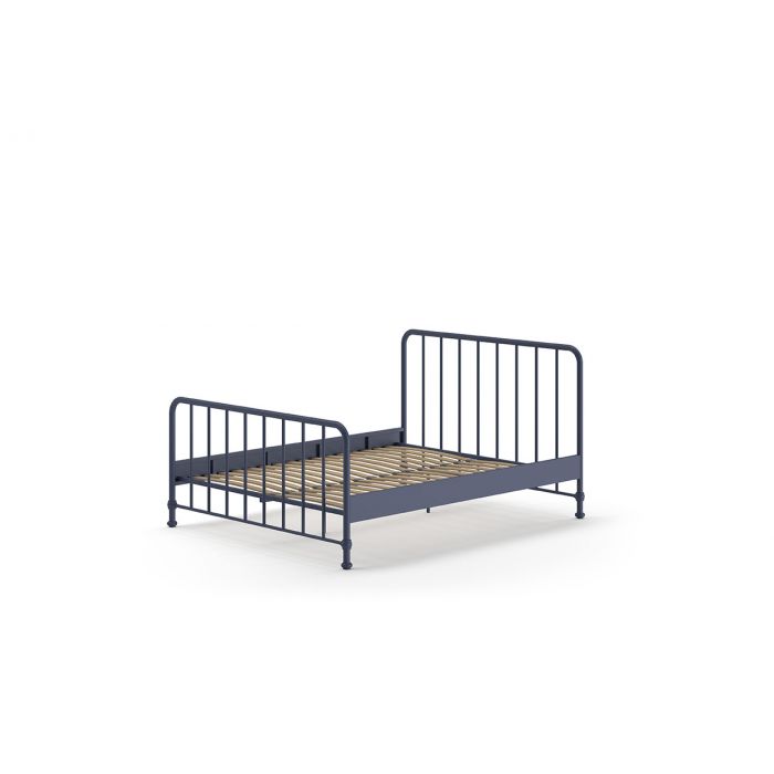 Bronxx bett blue denim matte 160x200cm