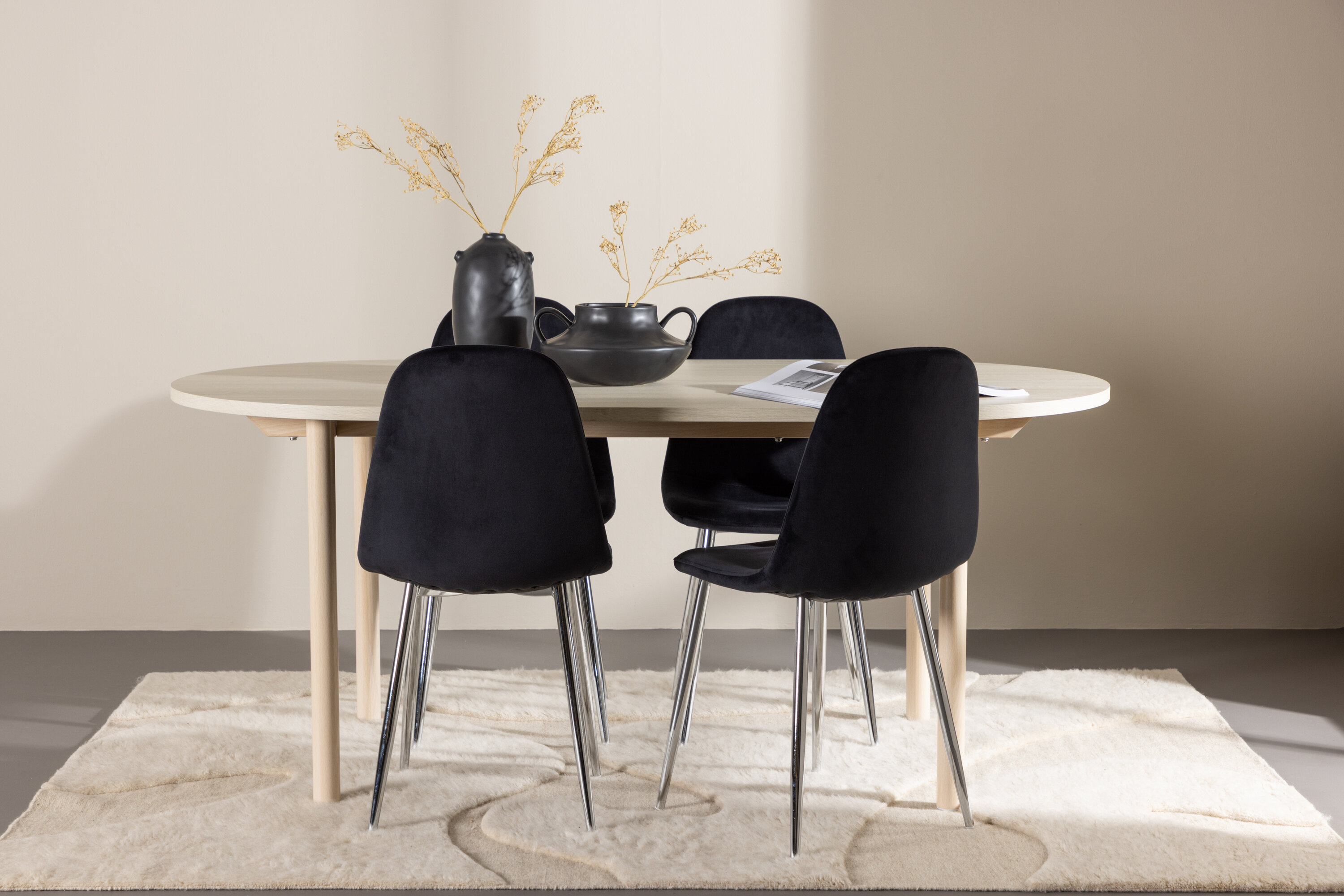 Andy Esstisch mit Polar Esszimmerstuhl