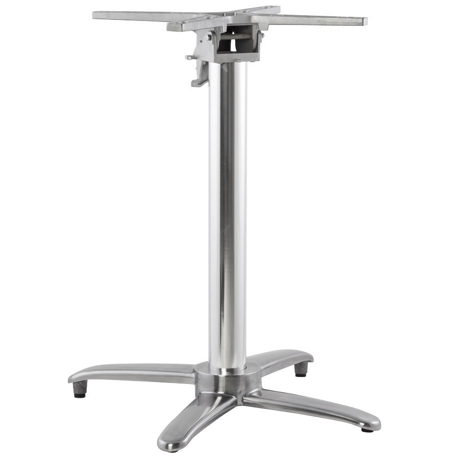 Alterego Tischgestell PRATIK Ausführung 75cm Höhe Farbe Aluminium